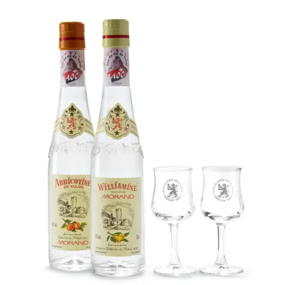 Morand Williamine Abricotine + verres