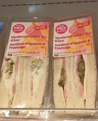 Betty Bossi Jambon d'épaule &amp; fromage 185g