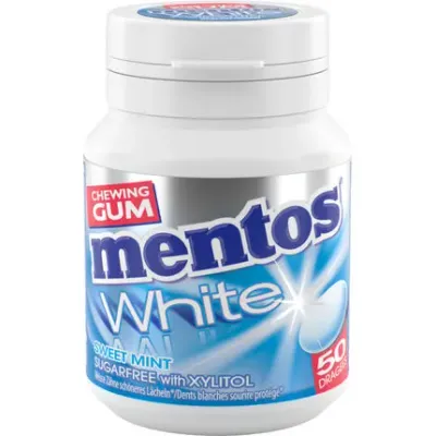 Mentos White Sweet Mint Bottle 75g