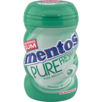 Mentos Pure Fresh Spearmint Bottle 90g