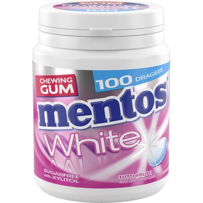 Mentos White Tutti Frutti Bottle 150g