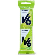 V6 Dental Green Tea Jasmin 2xPack 48g