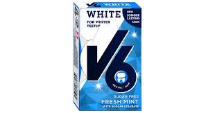 V6 White Fresh Mint 24g