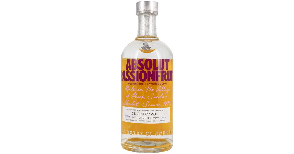Vodka Absolut Fruit de la passion (70cl)