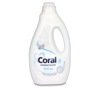 Coral Flüssig-Waschmittel Optimal White 25 Waschgänge