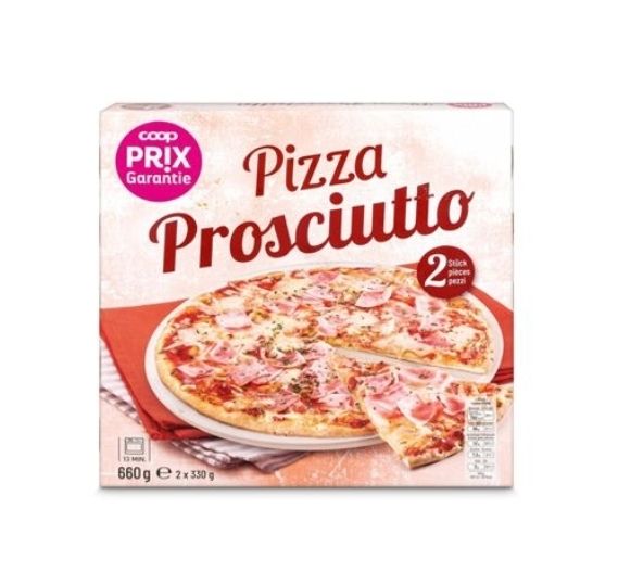 Pizzas prosciutto surgelé 660g