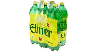 Elmer Citron Eau gazeuse avec arôme de citron 6x1.5 l