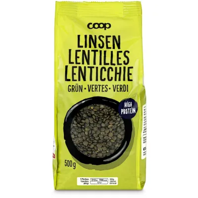 Lentilles vertes 500g
