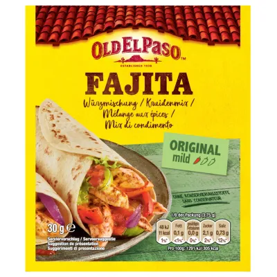 Old El Paso Assaisonnement pour Fajita 30g