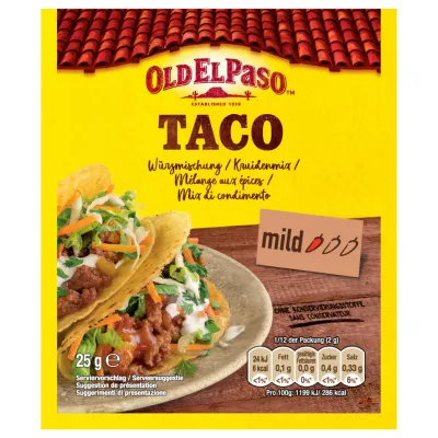 Old El Paso Assaisonnment pour Taco 25g