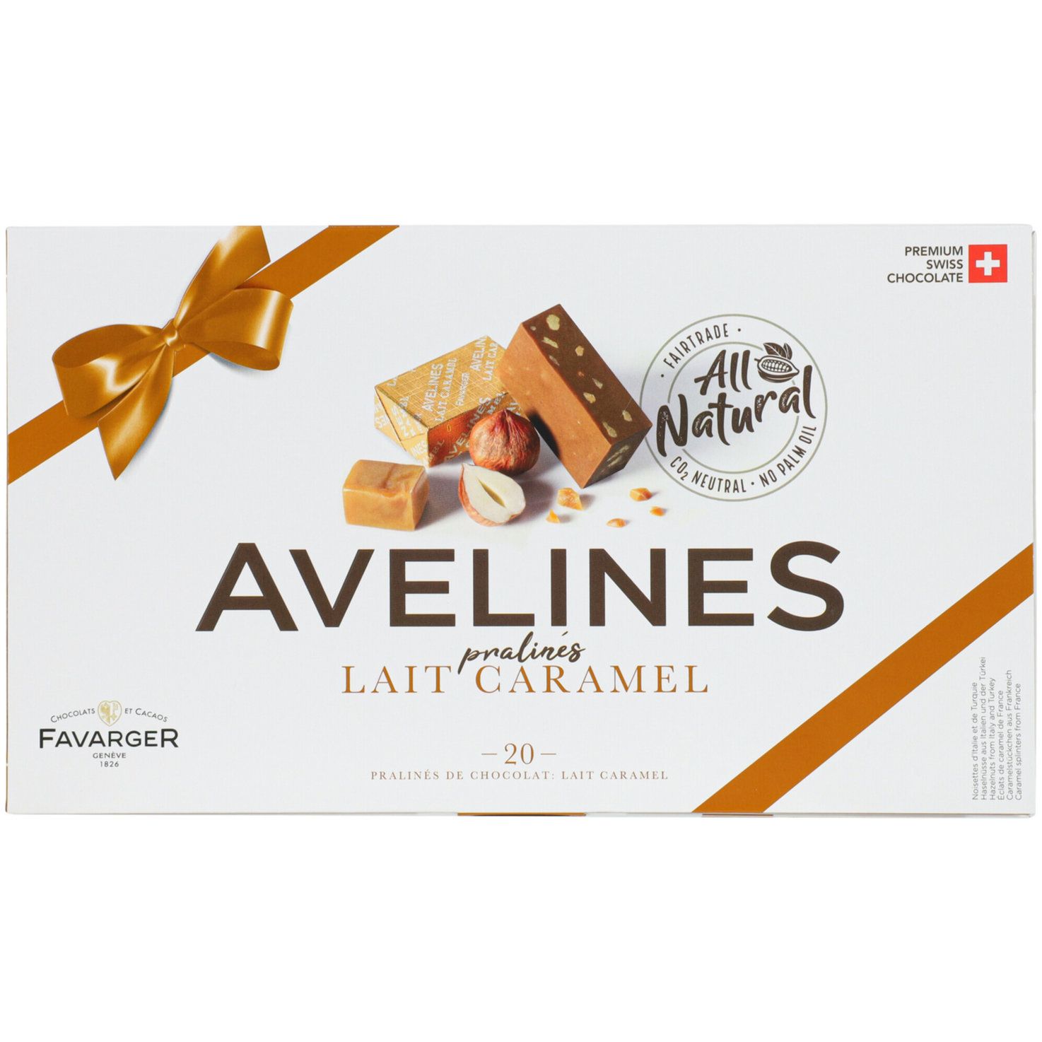 Avelines au caramel 20 pièces
