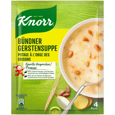 Knorr Préparation pour potage des Grisons à l'orge 108g