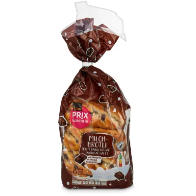 Petits pains au lait avec chocolat 8 pièces 280g