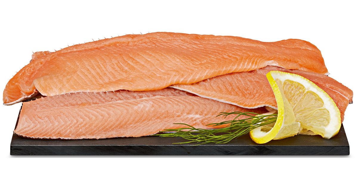 Filets de truite saumonée 600g