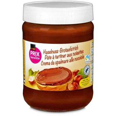 Pâte à tartiner aux noisettes 600g