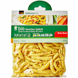 Bio Betty Bossi Spätzli aux légumes 300g