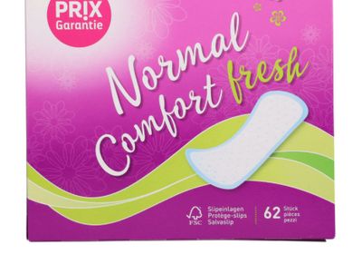 Protège-slips Comfort fresh 62 pièces