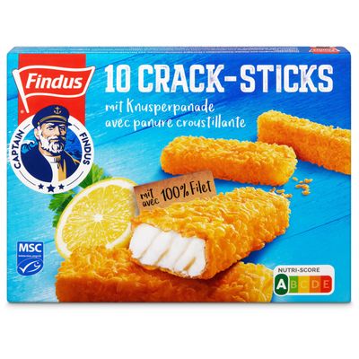 Findus Filets de poisson panés MSC surgelés 10 pièces 300g