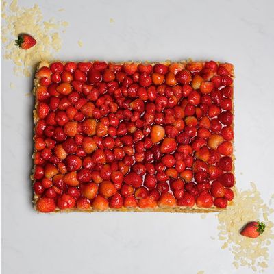 Gâteau aux fraises 30x40cm