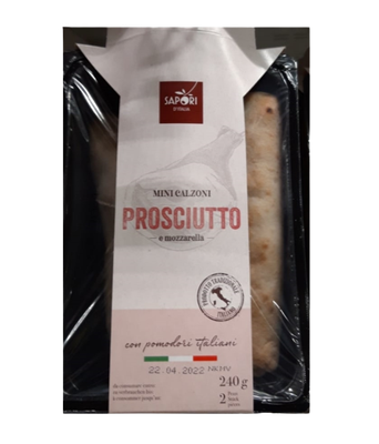 SAPORI Mini Calzone prosciutto 240g