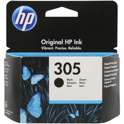 HP Cartouche d'encre 305 black DeskJet 3YM61AE