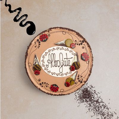 Gâteau au chocolat pour adulte avec fondant Ø24cm