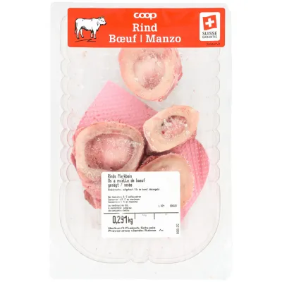 Os à moelle scié 2 pièces min. 370g