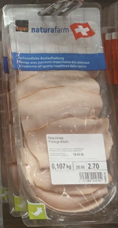Fromage d'Italie en tranches fines env. 107g