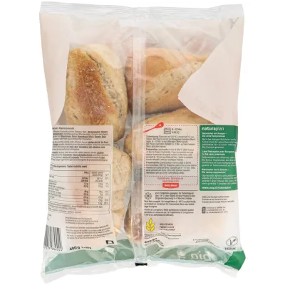 Bio paninis précuits clairs 5x80g