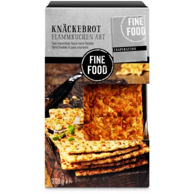 Pain croustillant Fine Food Tarte flambée 200g