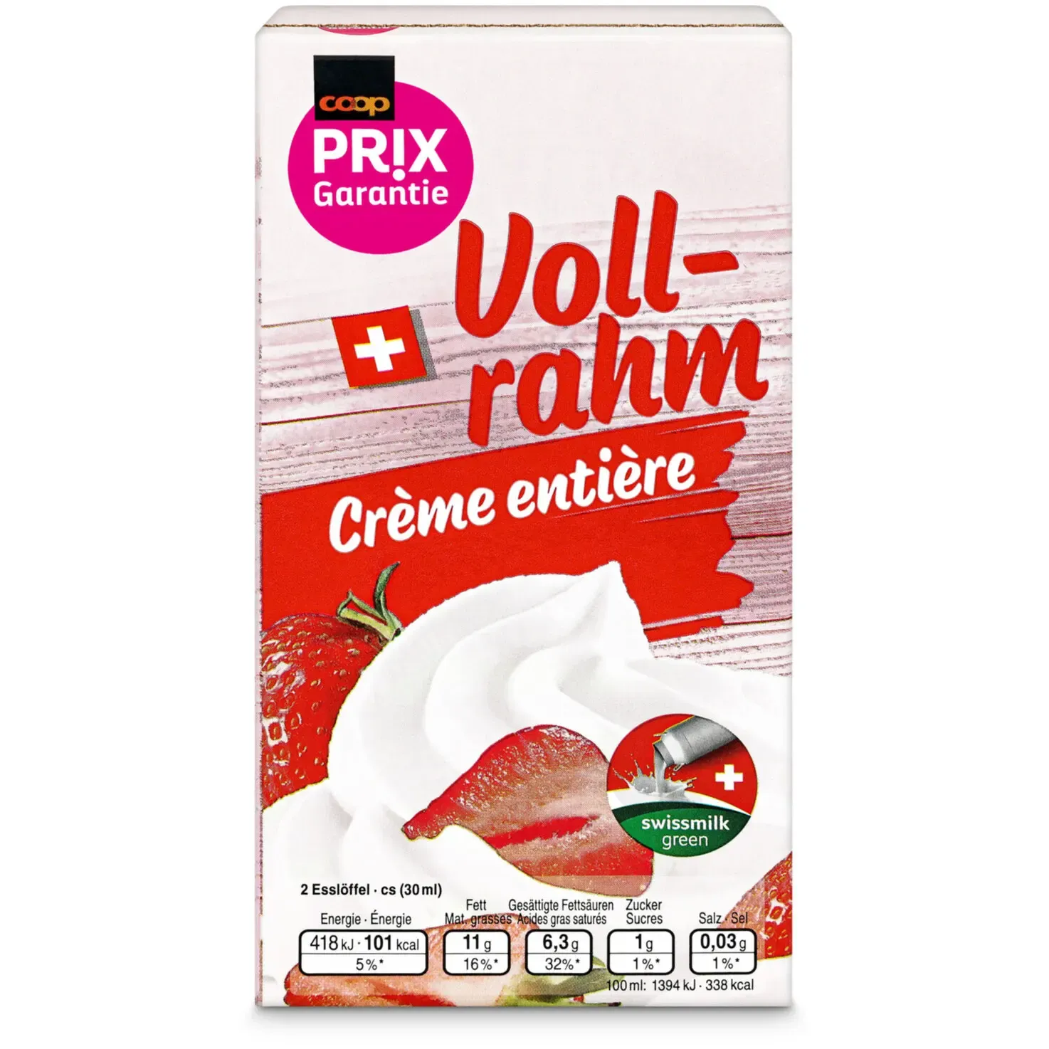 Crème entière UHT 35% gras 500ml