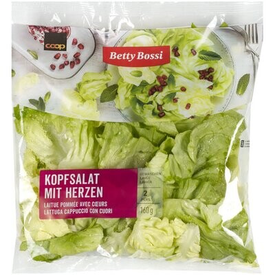 Betty Bossi laitue pommeé+coeur 180g