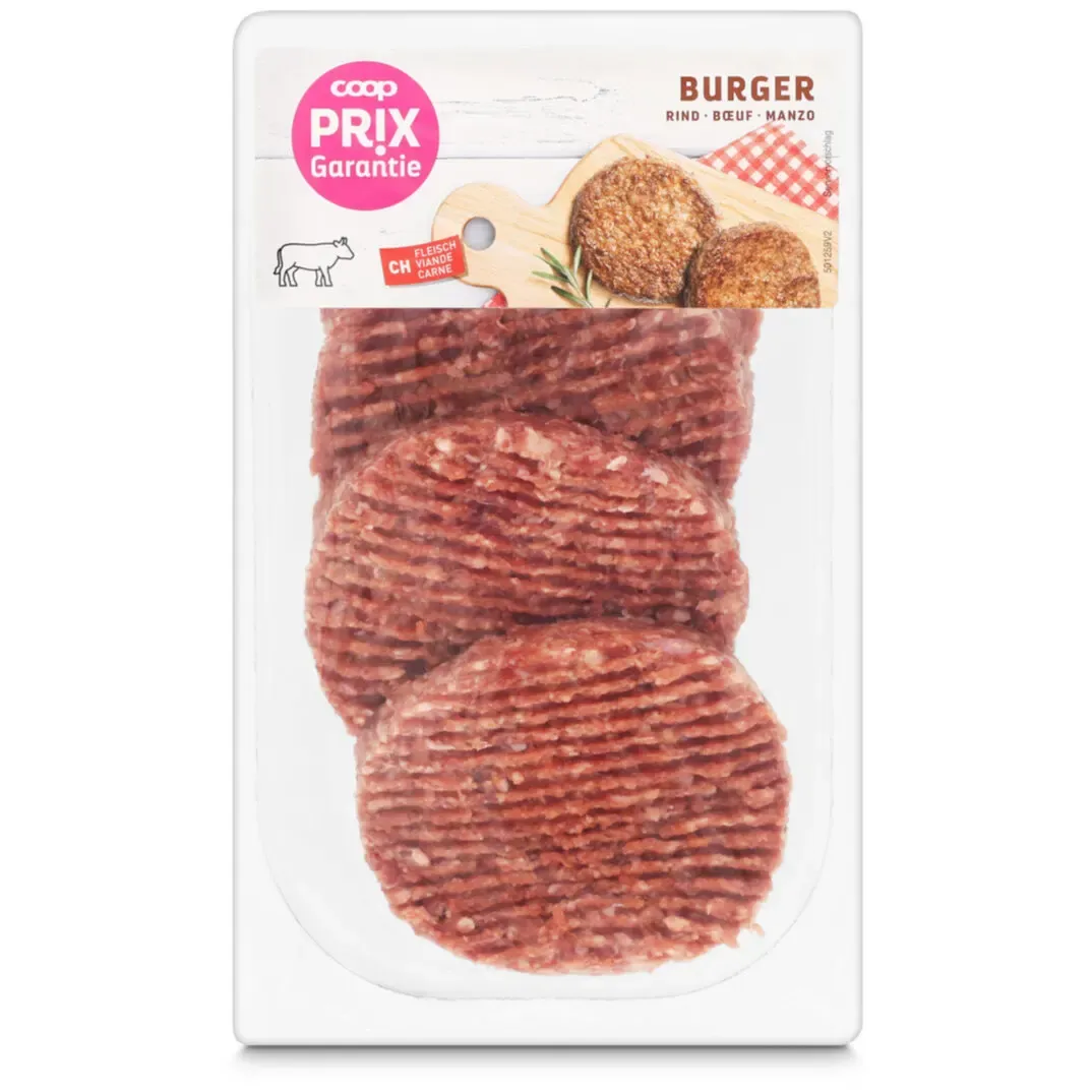 Burger de bœuf Prix Garantie 4x100 g