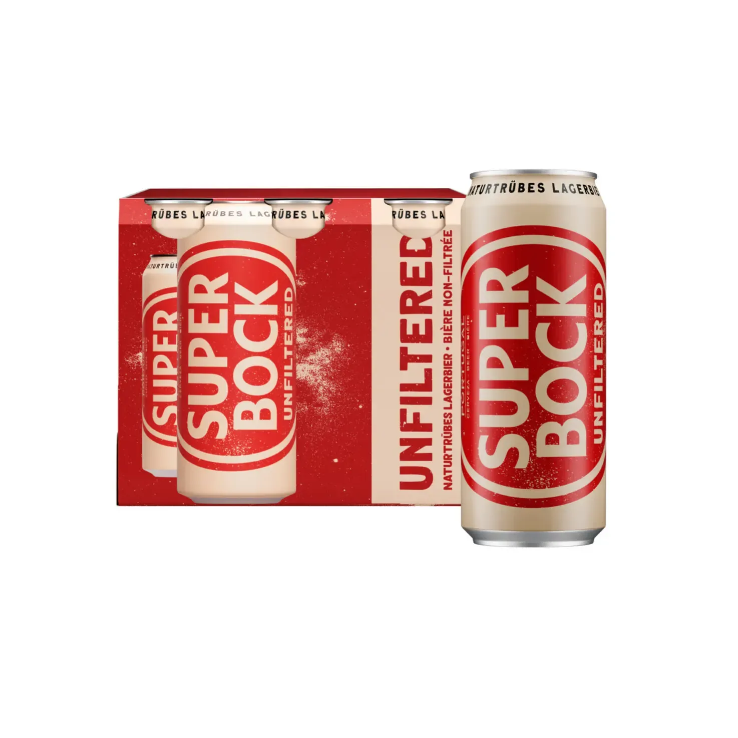 Bière Superbock non filtrée canettes 6x50cl