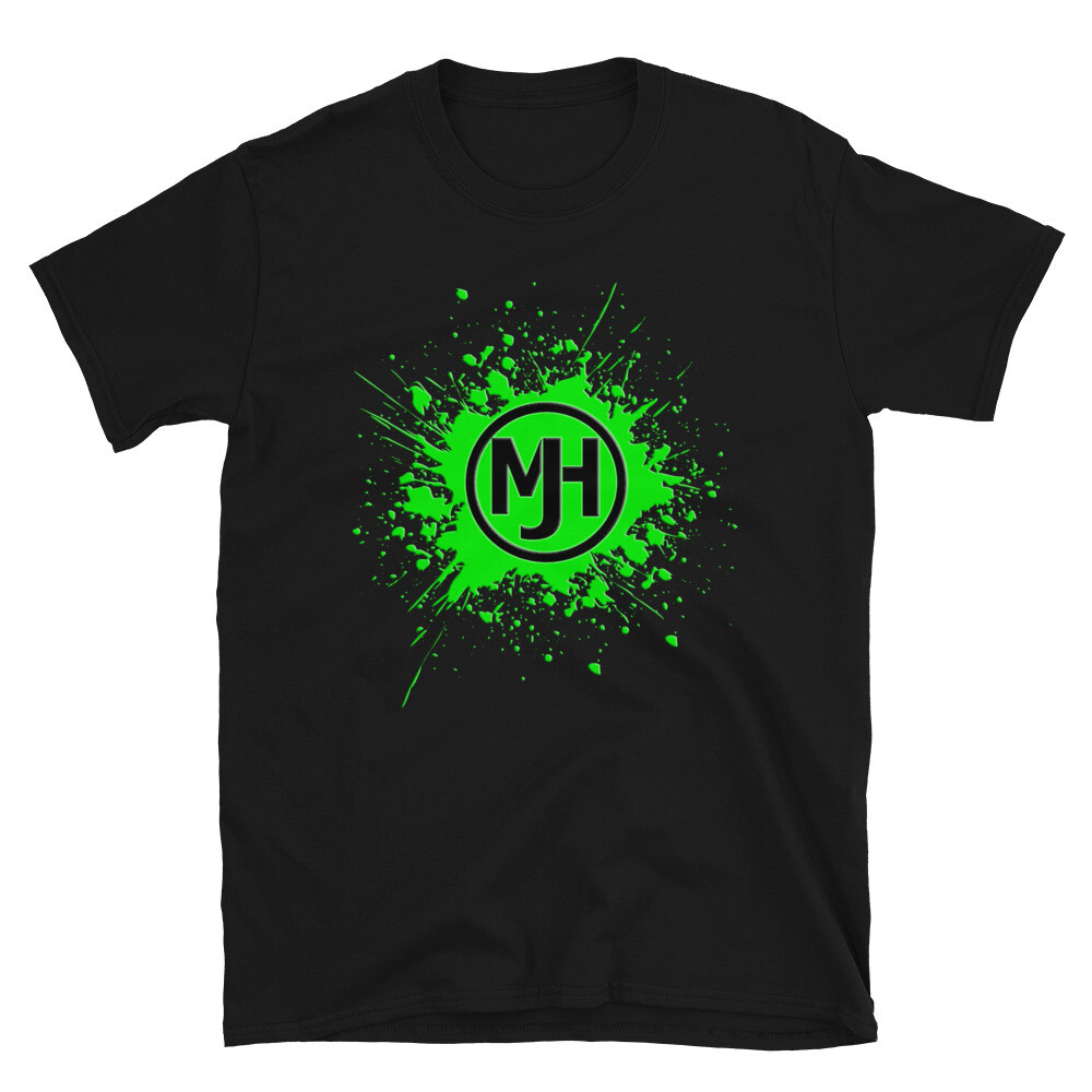 MJH Green Splatter Unisex T-Shirt, Size: S