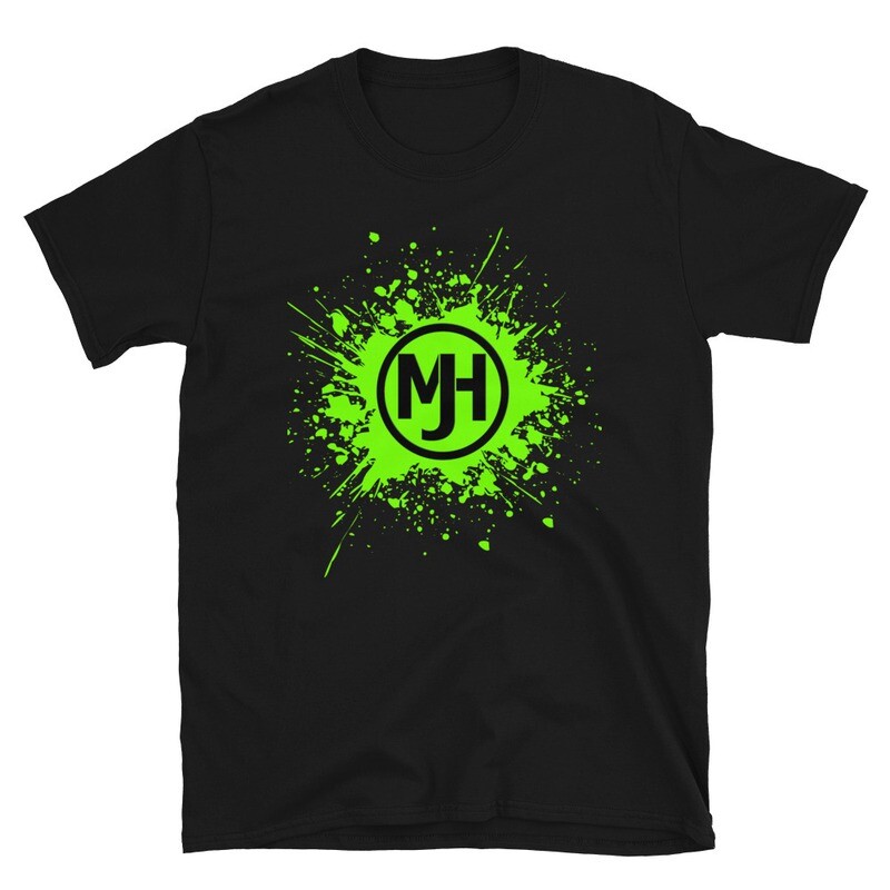 MJH Light Green Neon Splatter Unisex T-Shirt