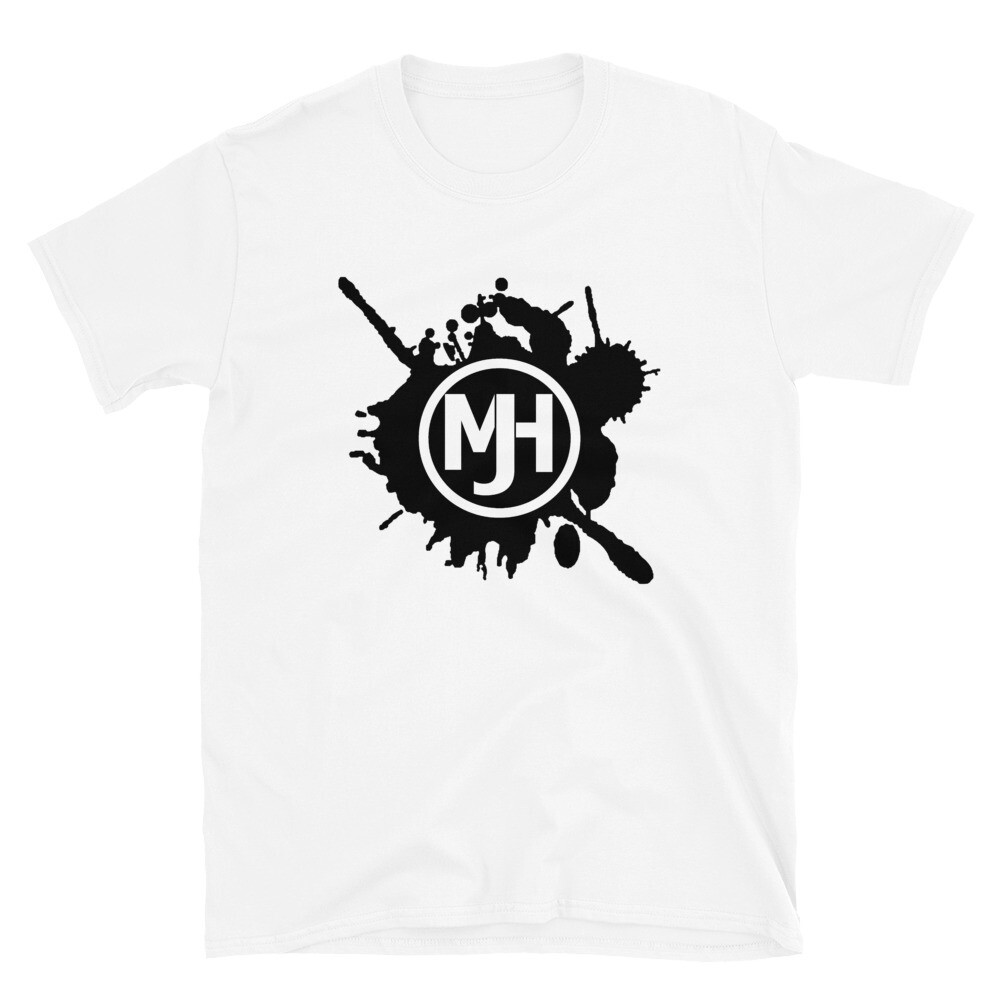 MJH &quot;Wet Paint&quot; White Unisex T-Shirt