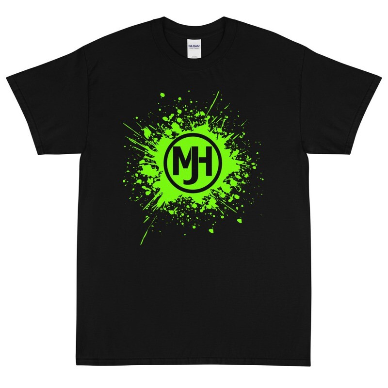 MJH Maxx Green Neon Splatter Unisex T-Shirt