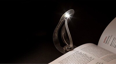 Mini Bookmark with LED Lamp for Night Reading
