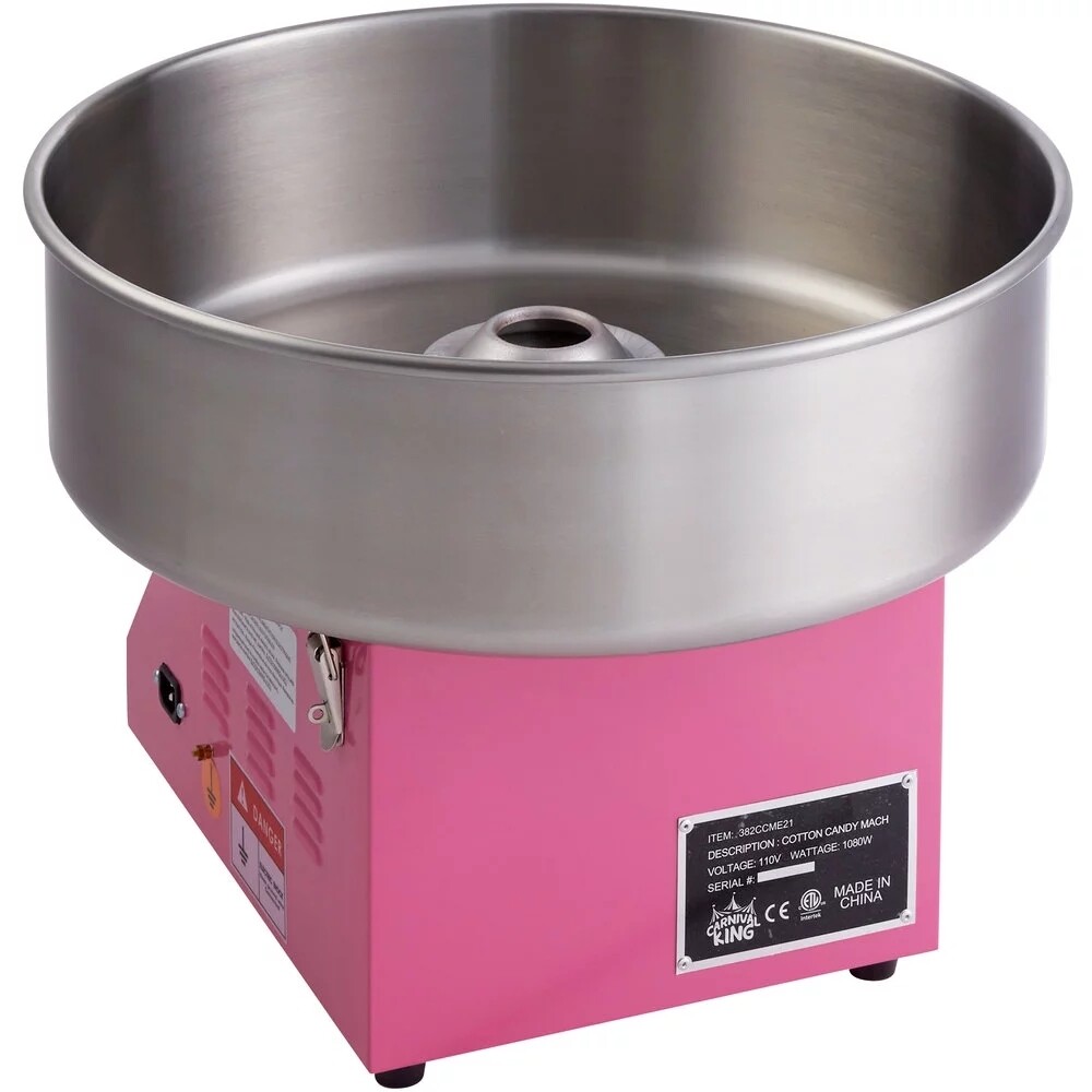 Cotton candy machine with supplies
