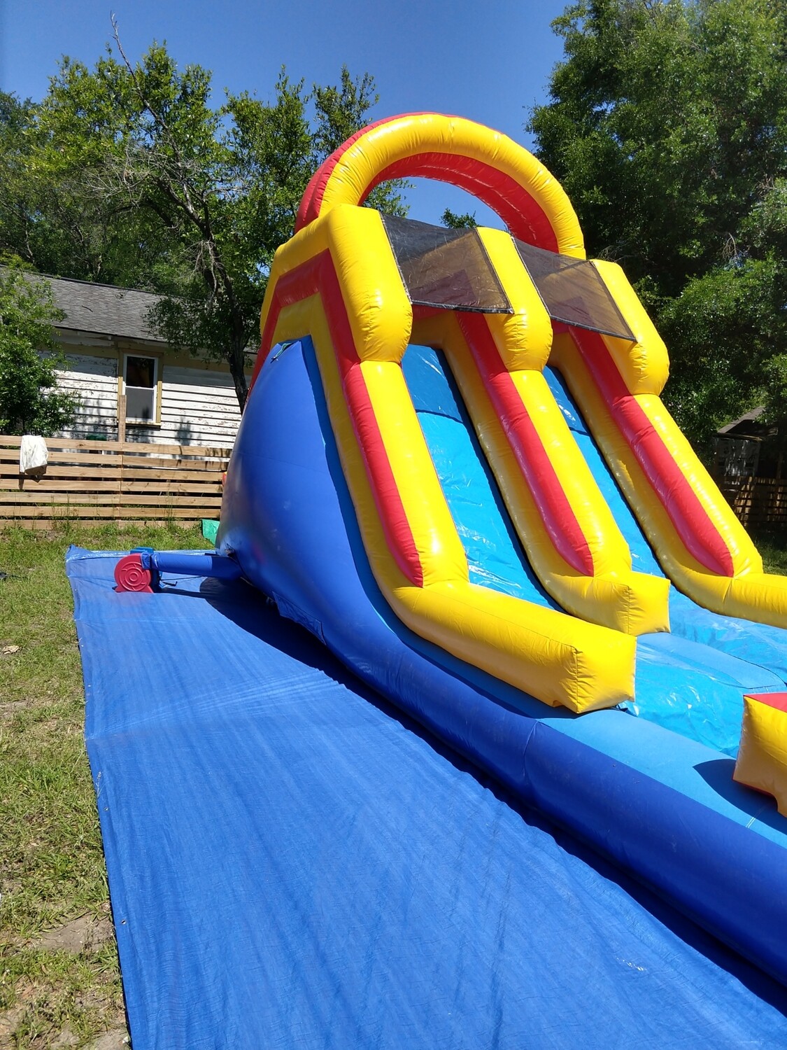  45 ft Water slide with big pool