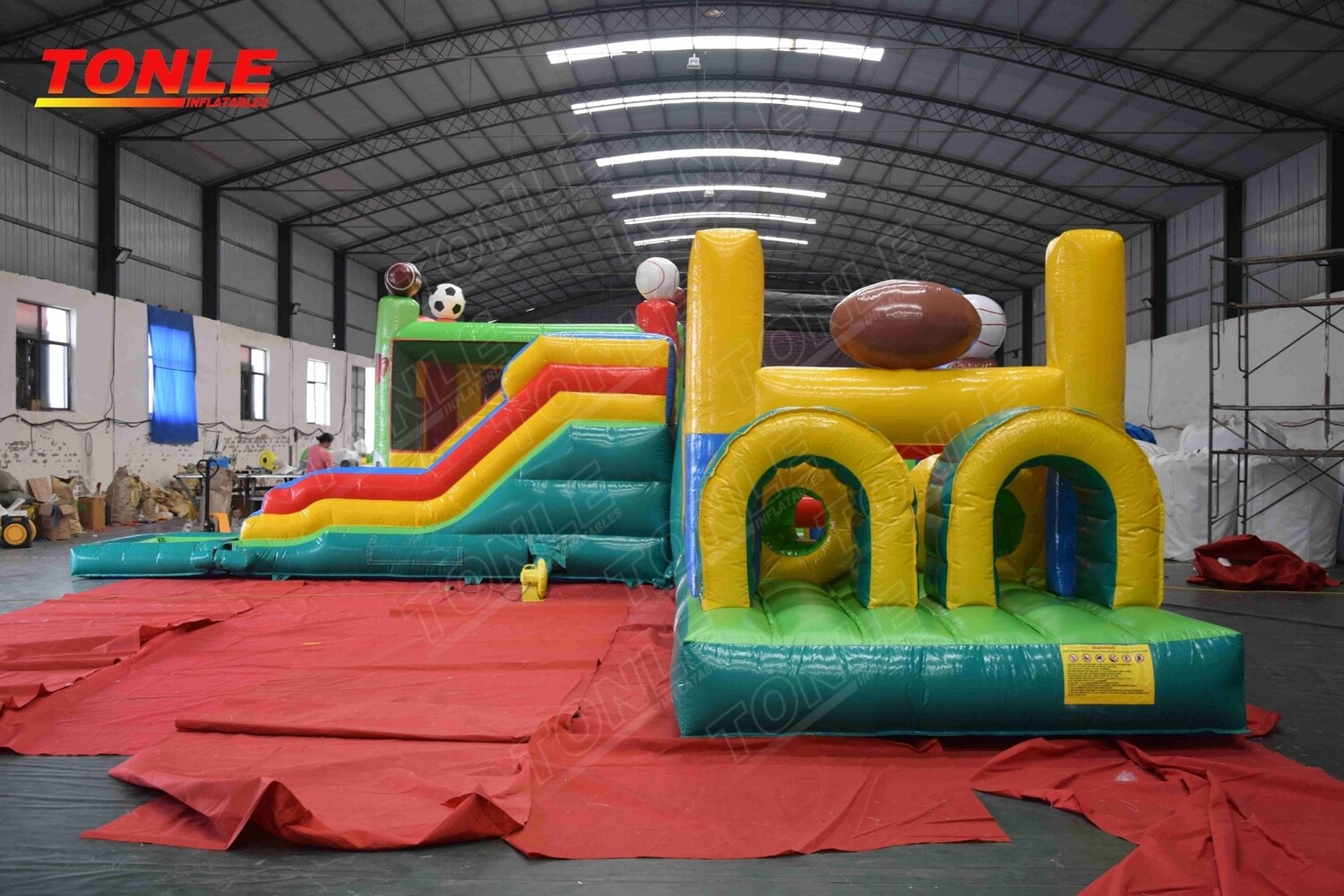 Sports opsticle course 64 foot long
