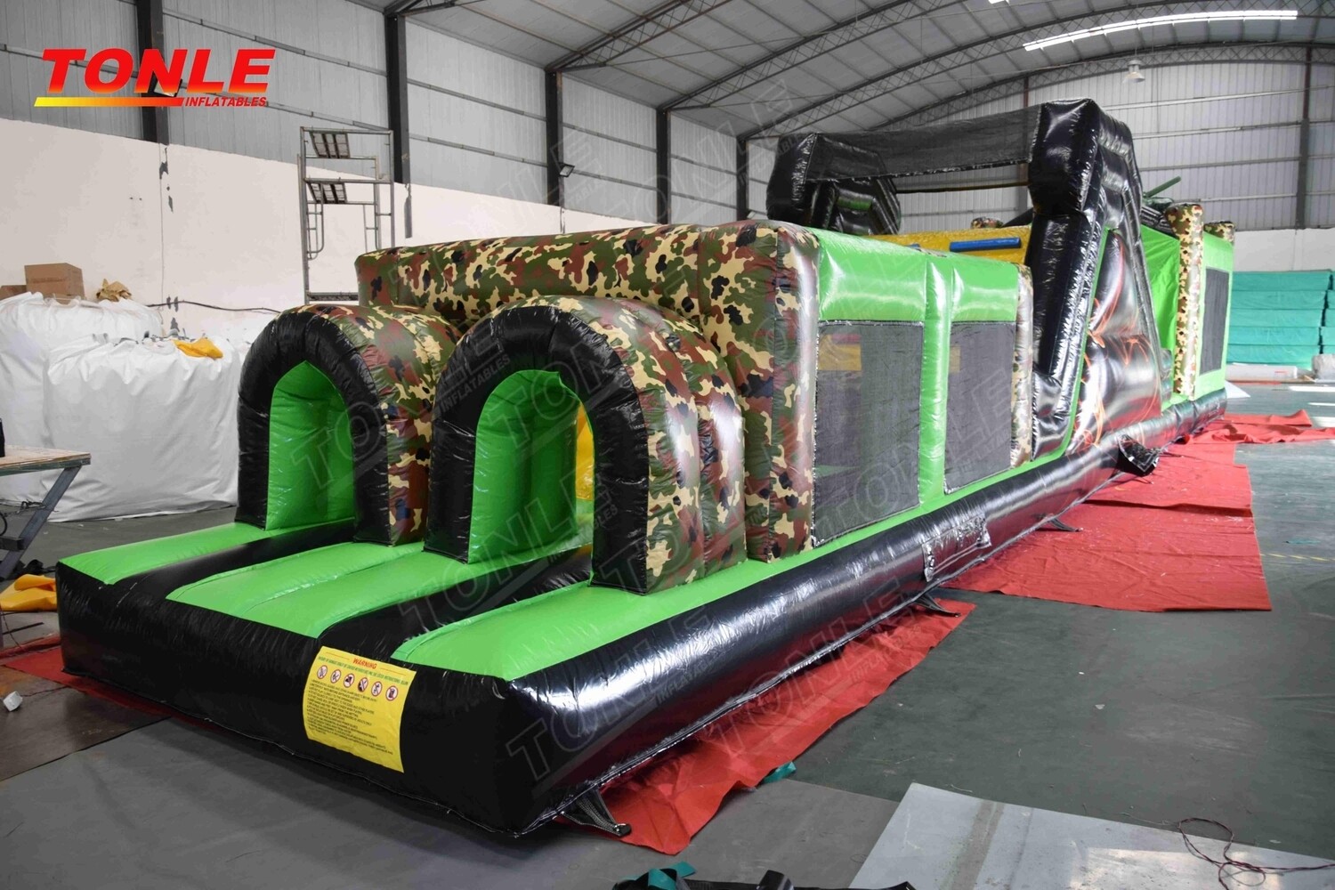 Army opsticle course 64 foot long