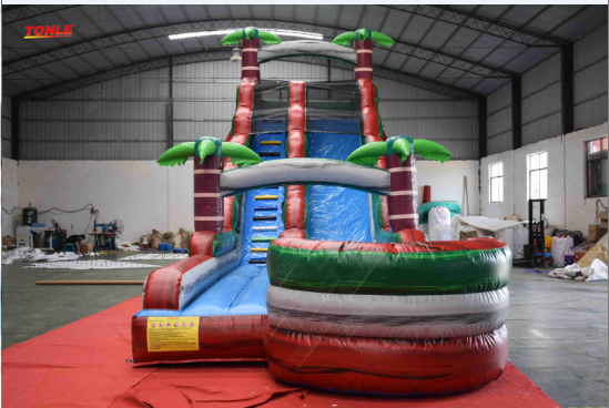 Red green blue 🌊 waterslide 🎉🎂🎊