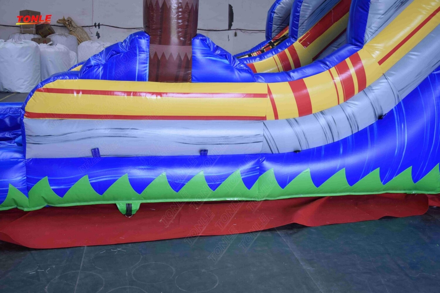 Blue 🌊 Palm tree waterslide 24 foot