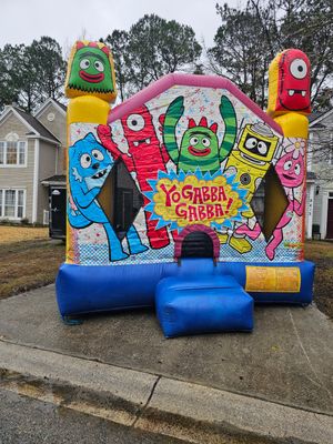 Gabba Gabba jumping castle