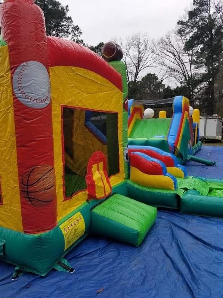 Sports opsticle / slide / jumping castle / pool 