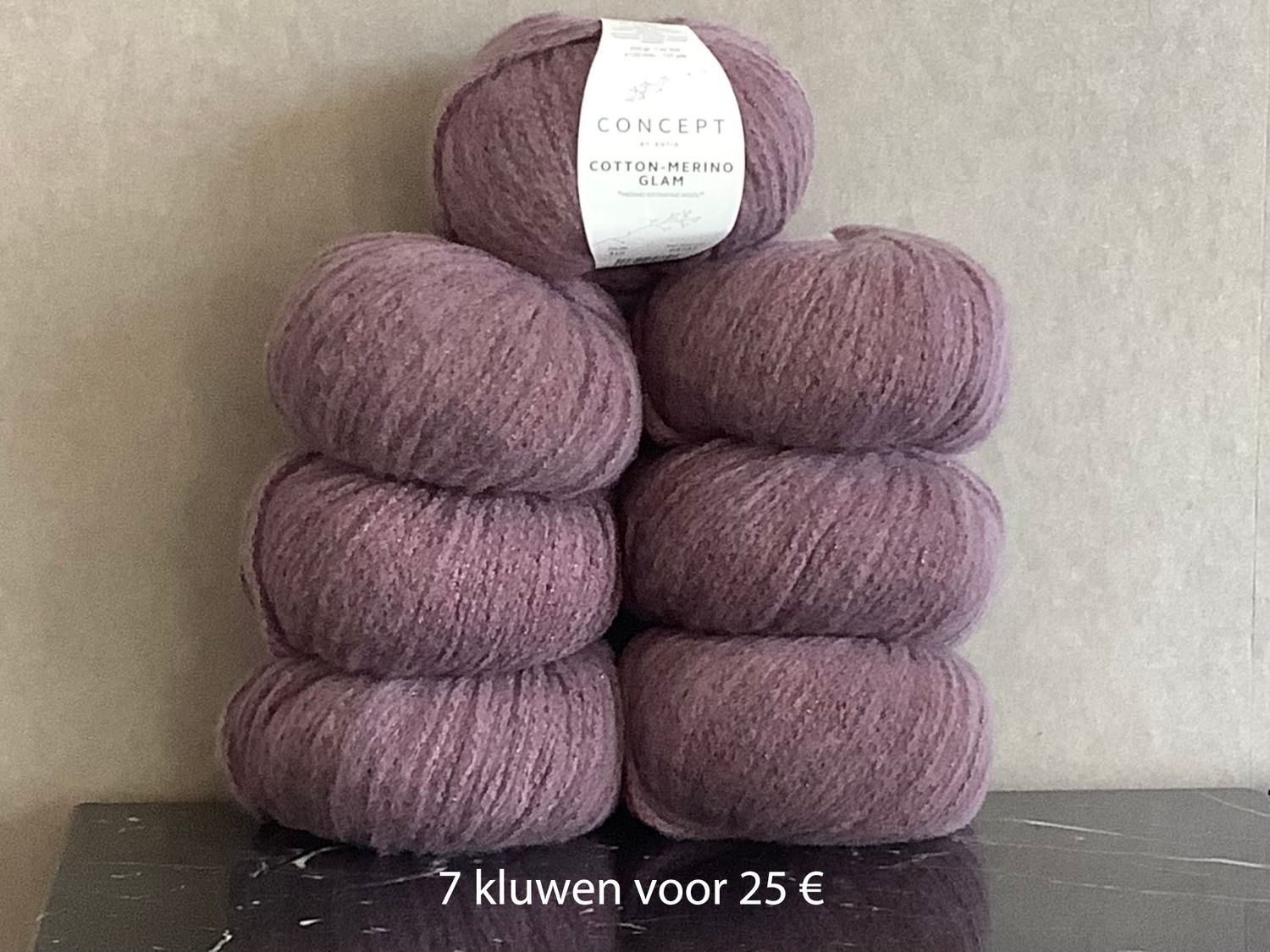 Cotton merino Glam, kleur: 310