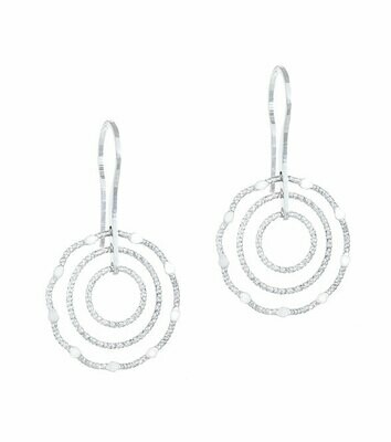 Tri-Circle Earrings