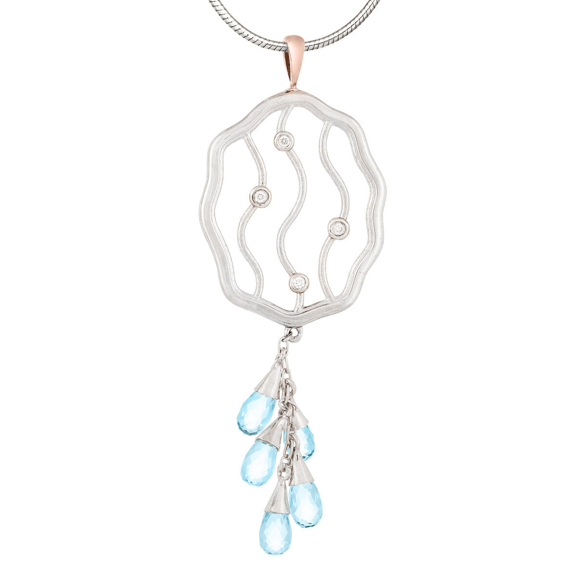 Amalfi—Silver/Diamonds